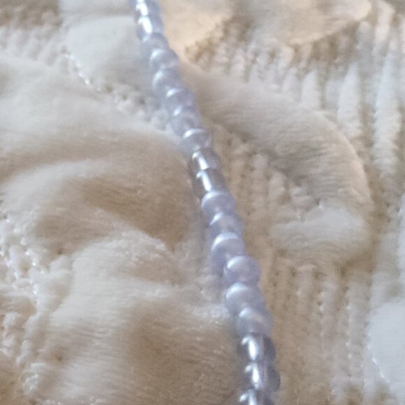 Monet light blue beads Necklace - Picture 3 of 5